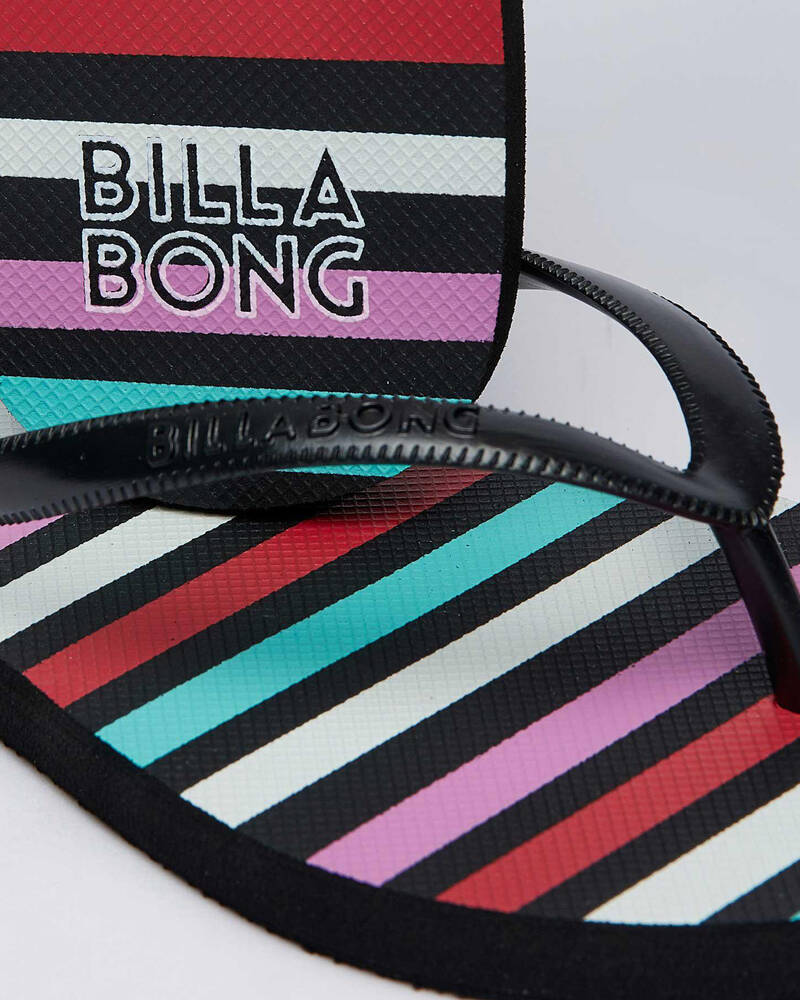 Billabong Rainbow Stripe Thongs for Womens