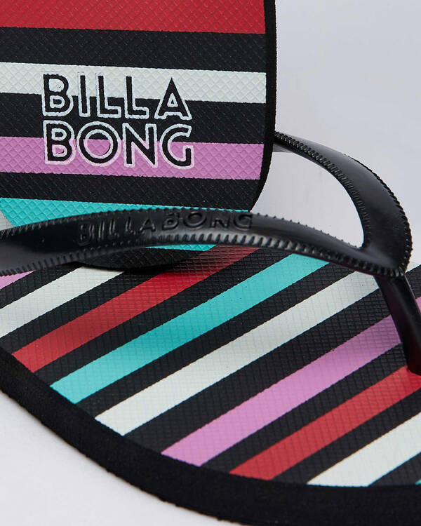Billabong Rainbow Stripe Thongs for Womens