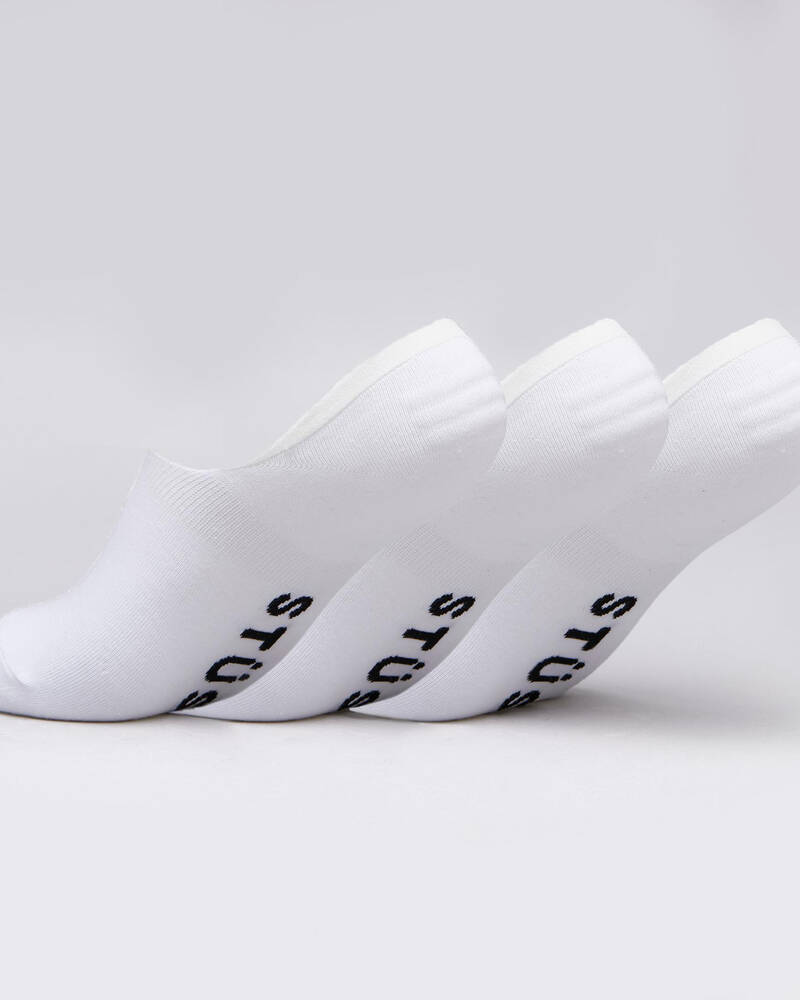 Stussy Womens Coco No Show 3pk Socks for Womens