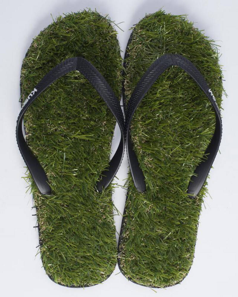 Kustom Mens Keep On The Grass Thongs for Mens