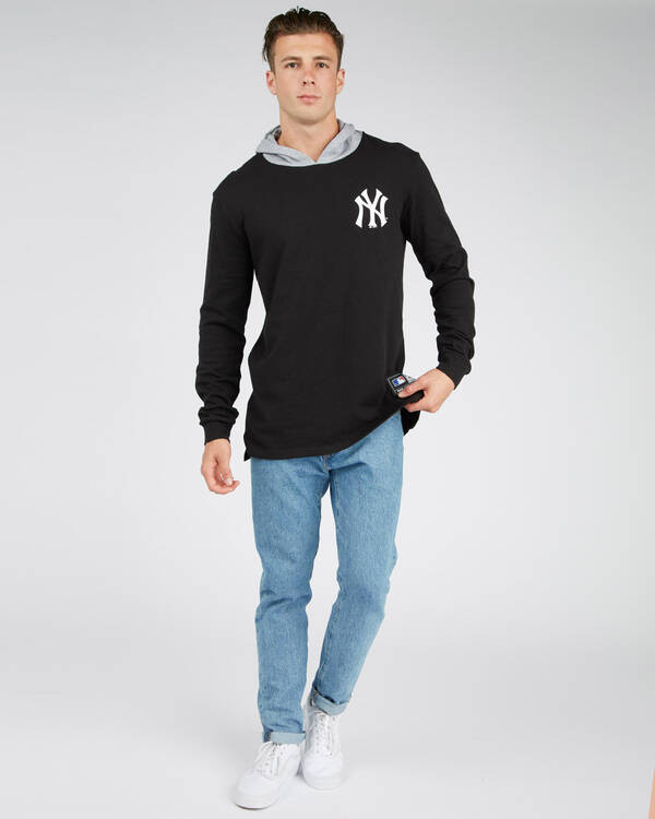 Majestic Upper Hooded Long Sleeve T-Shirt for Mens