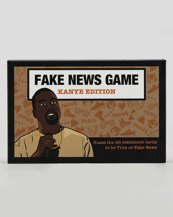 William Valentine Collection Fake News Game Kanye Edition for Unisex
