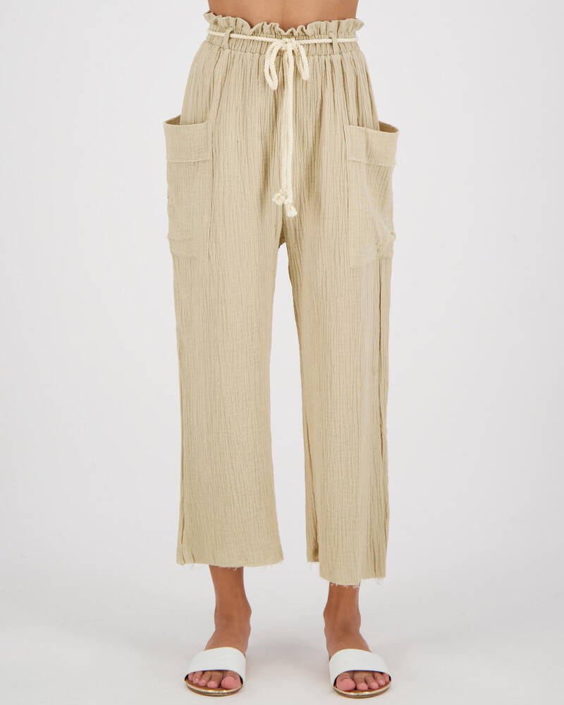 Sassy Hills Fashion Castaway Beach Pants for Womens