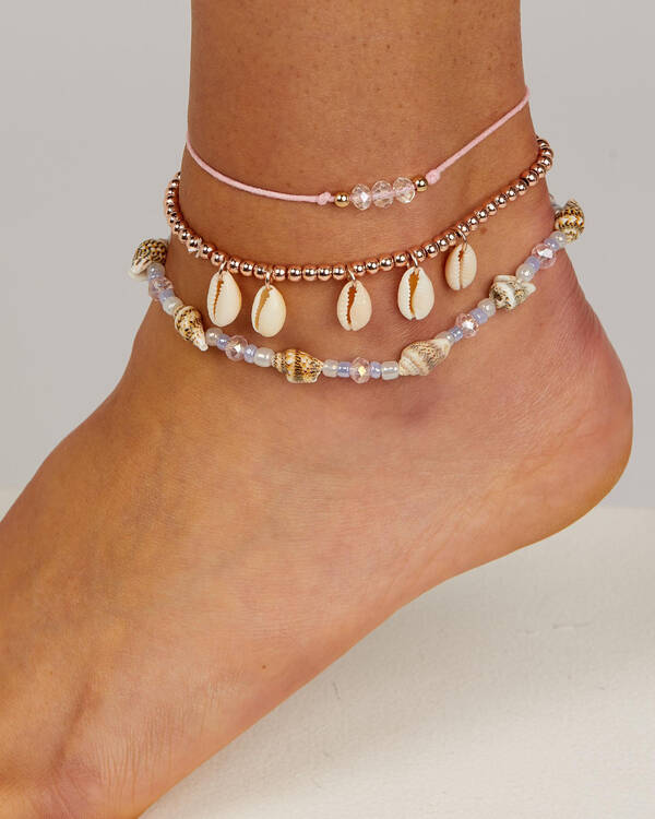 Karyn In LA Jayde Anklet Pack for Womens