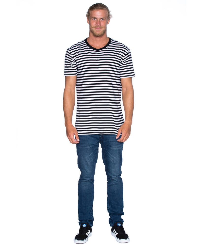 Lucid Mens Slang Dark Blue Jeans for Mens