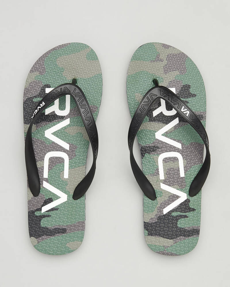 RVCA Trench Twn 3 Thongs for Mens