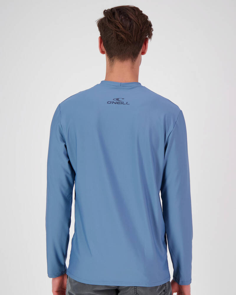 O'Neill Basic Skins Long Sleeve Rash Vest for Mens