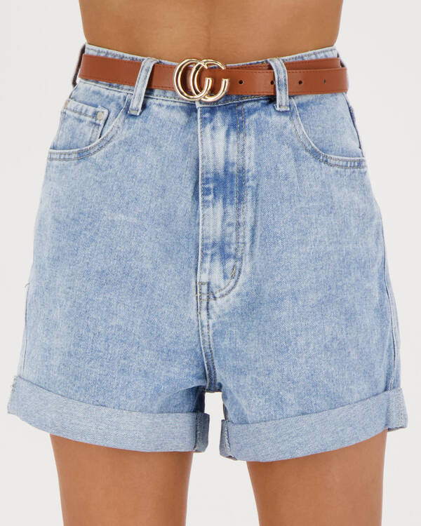 Country Denim Jojo Shorts for Womens