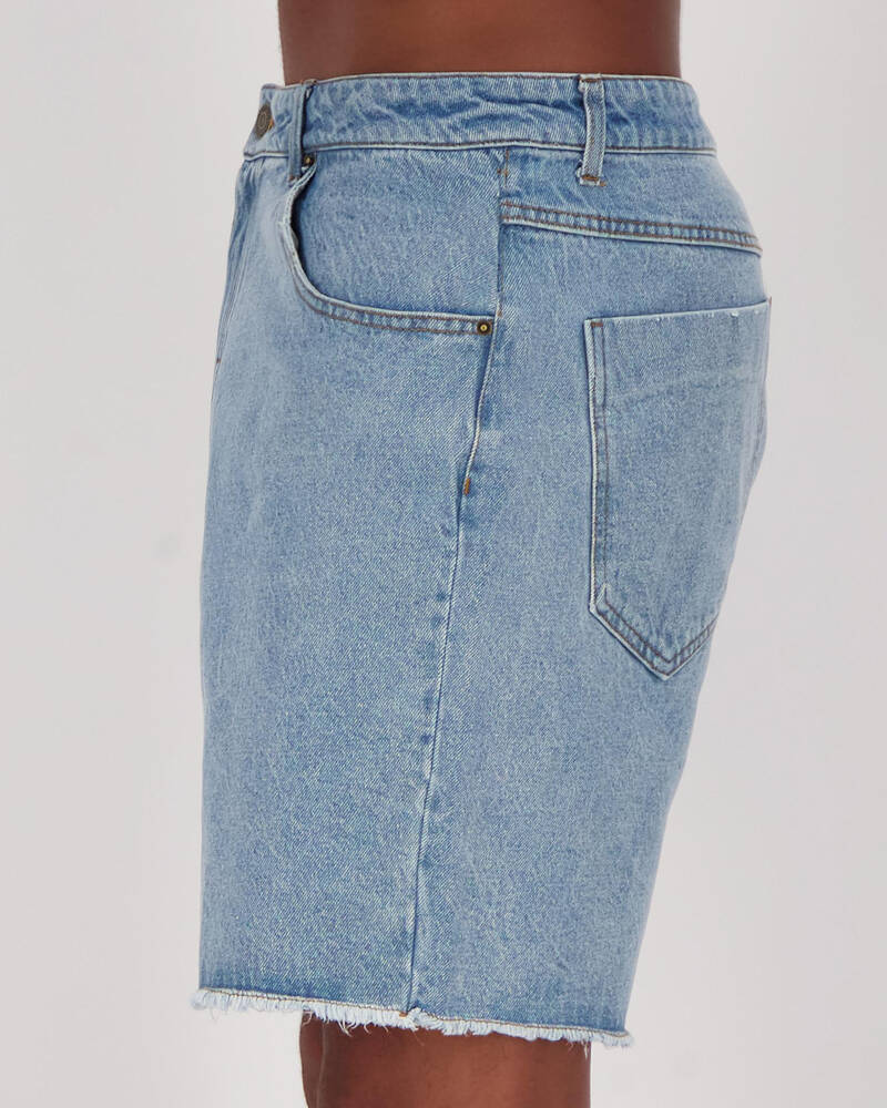 Rhythm Vintage Denim Walk Shorts for Mens