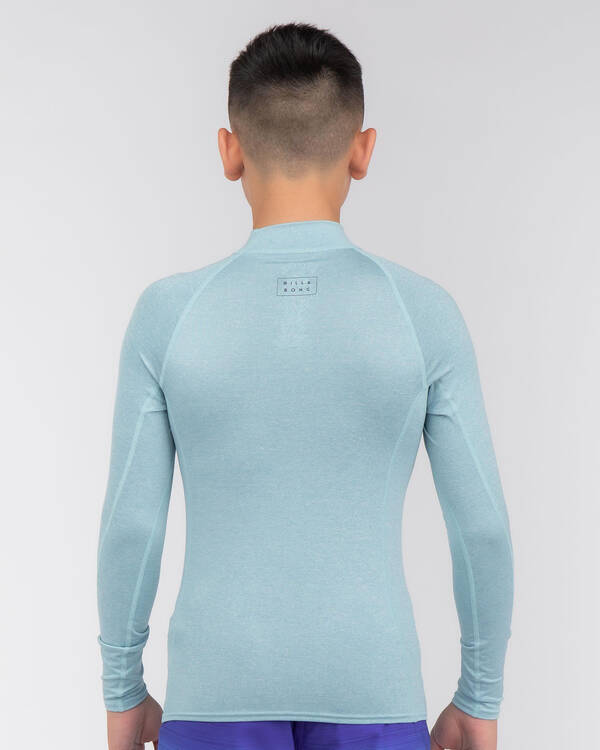 Billabong Boys' All Day Wave Performance Fit Long Sleeve Rash Vest for Mens