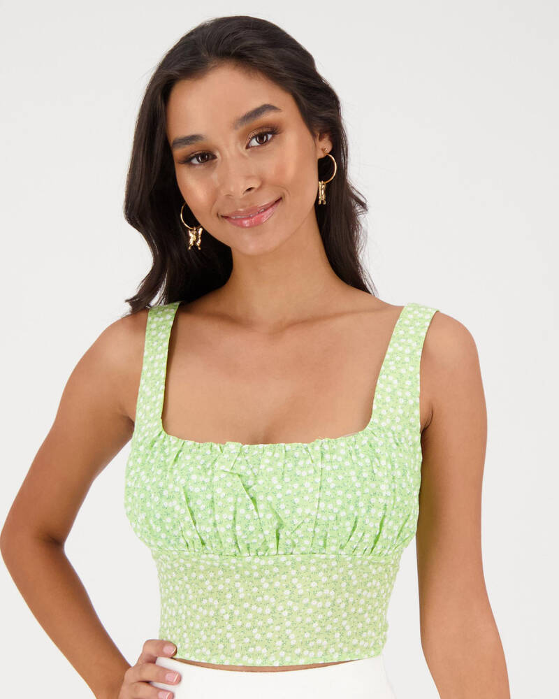 Pink Diamond Spring Fling Crop Top for Womens