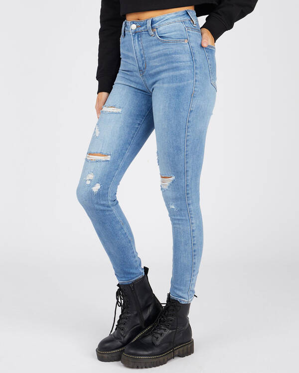 Ziggy Denim Swizzle Sticks High Rise Skinny Jeans for Womens