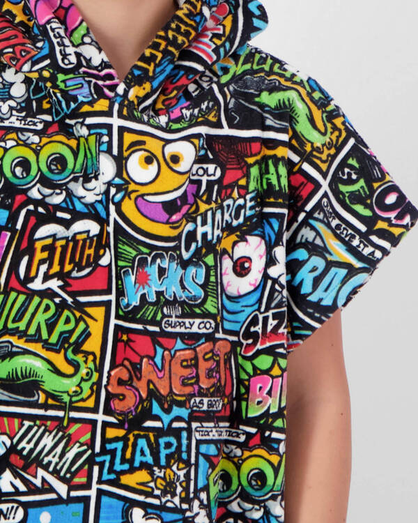 Jacks BOYS COMIX HOODED TOWEL for Mens