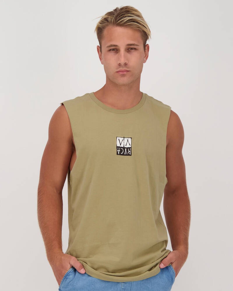 RVCA Unplugged Muscle Tank for Mens