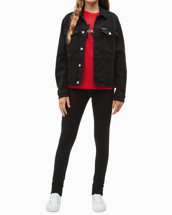 Calvin Klein Girls' Monogram Logo T-Shirt for Womens