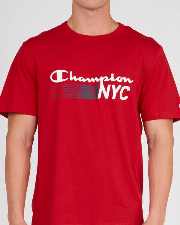 Champion Tape Jersey T-Shirt for Mens