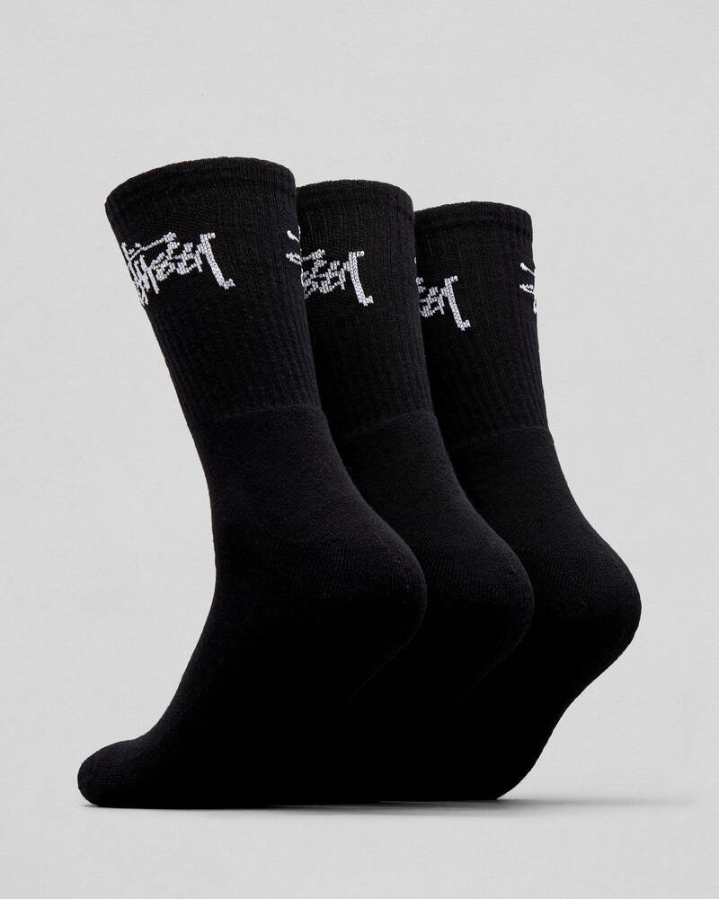 Stussy Graffiti Crew Sock 3pk for Mens