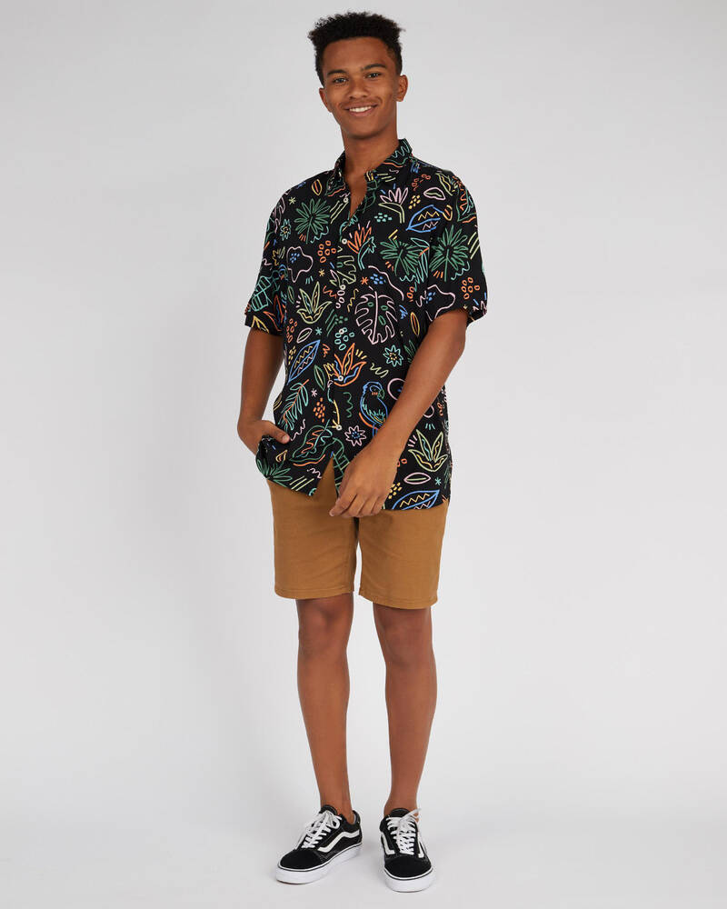 Barney Cools Holiday Short Sleeve Shirt for Mens