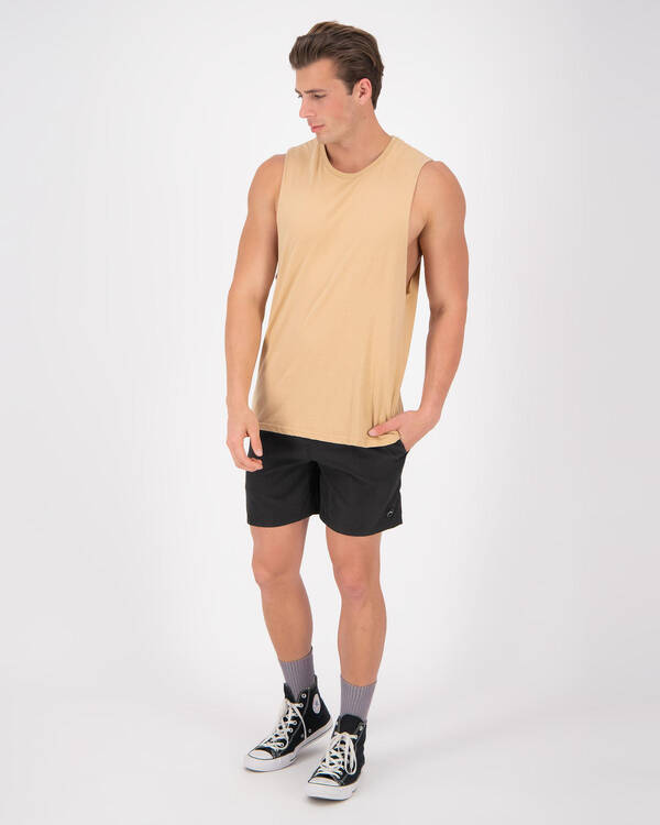 Rusty Dynamic Elastic Waist Shorts for Mens