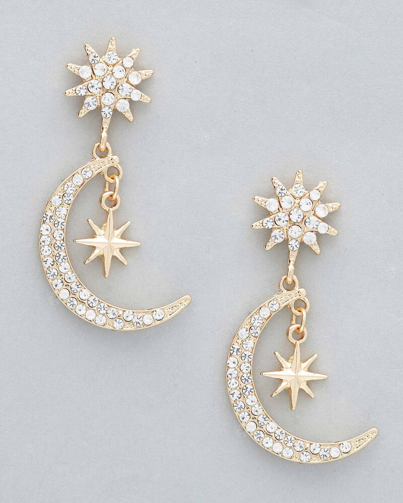 Karyn In LA Starburst Earrings for Womens