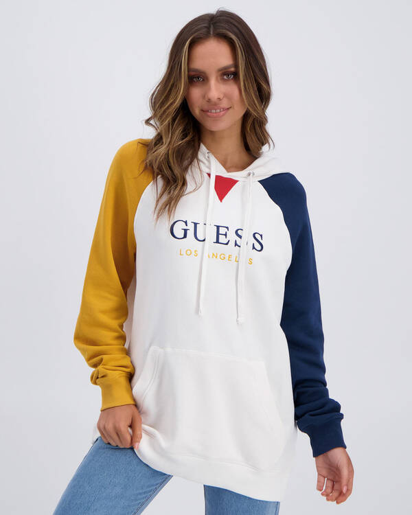 GUESS Go Colour Blocked Hoodie for Womens