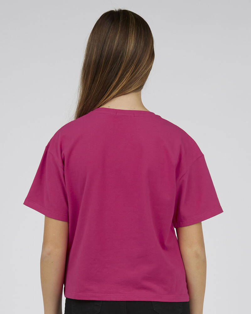 Calvin Klein Jeans Girls' Stamp Logo T-Shirt for Womens