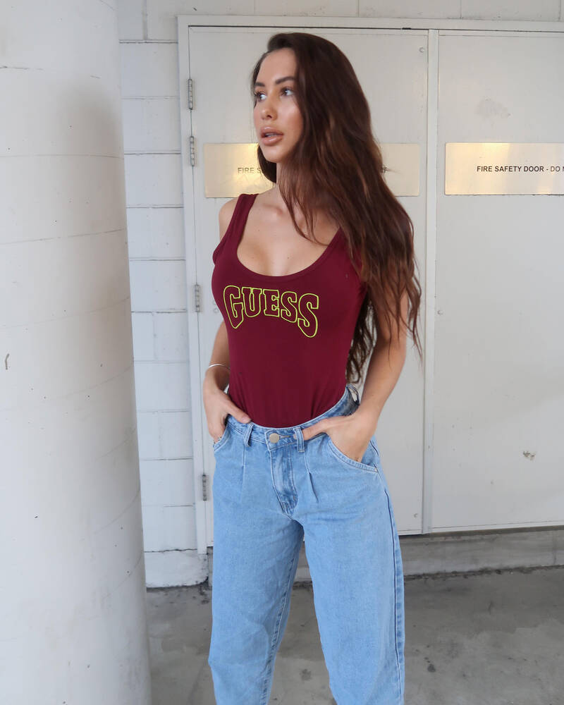 GUESS Guess SL Solid Logo OG Bodysuit for Womens