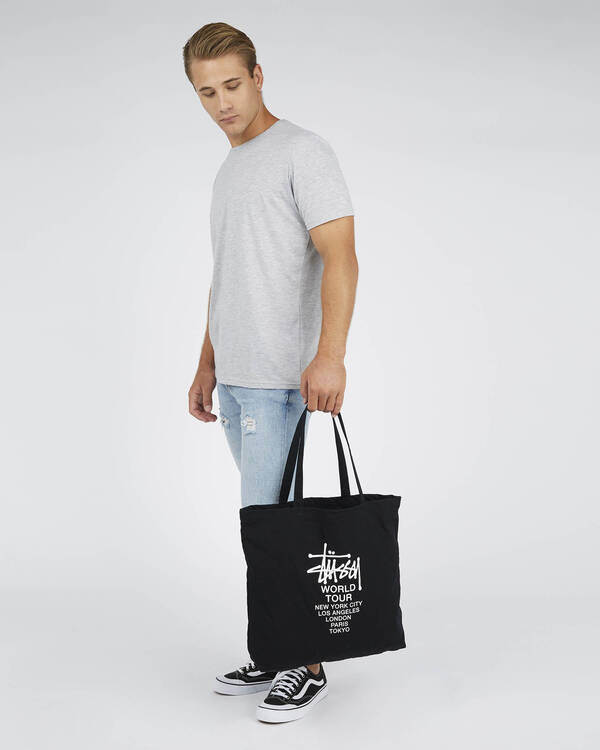 Stussy Graffiti World Tour Tote Bag for Mens