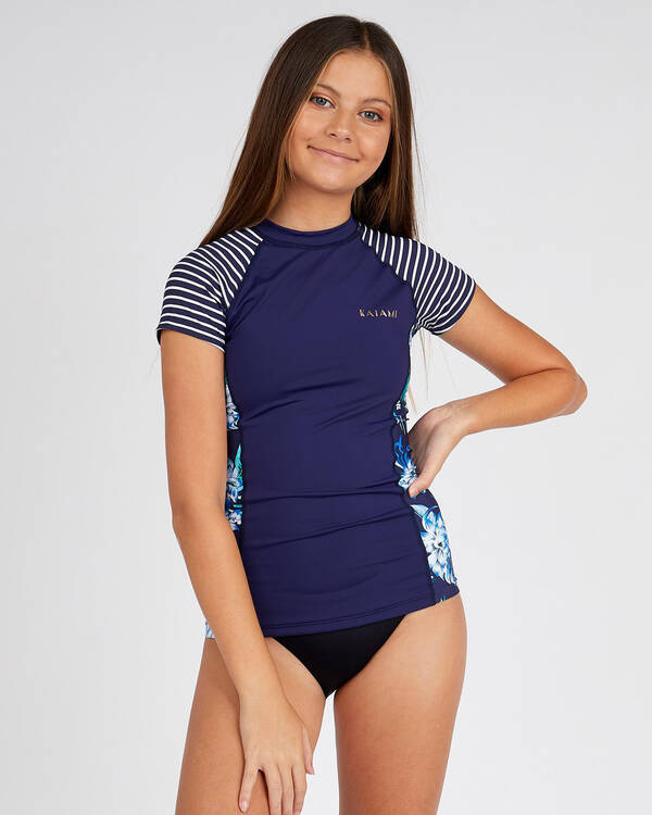 Kaiami Island Short Sleeve Rash Vest for Womens