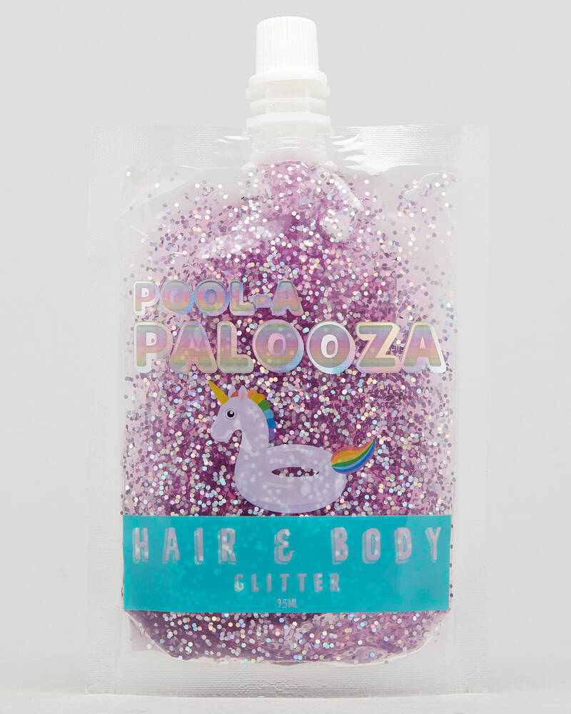 Mooloola Glitter Gel Hair & Body Pack for Womens