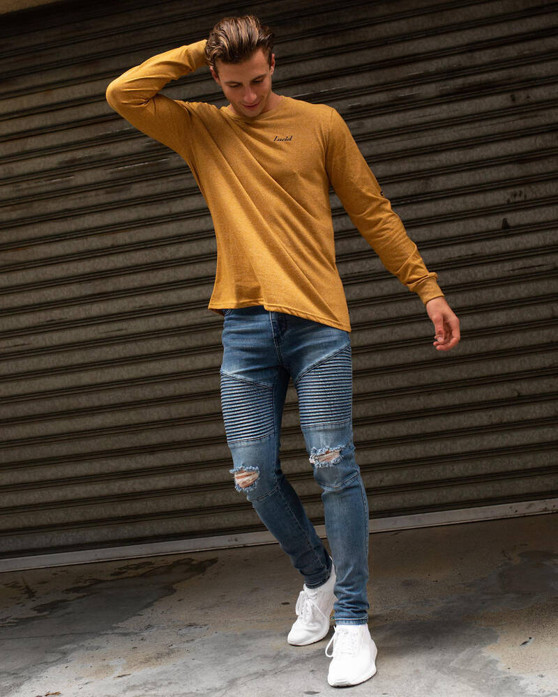 Lucid Grid Jeans for Mens