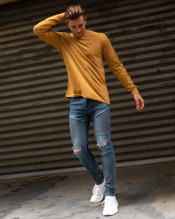 Lucid Grid Jeans for Mens
