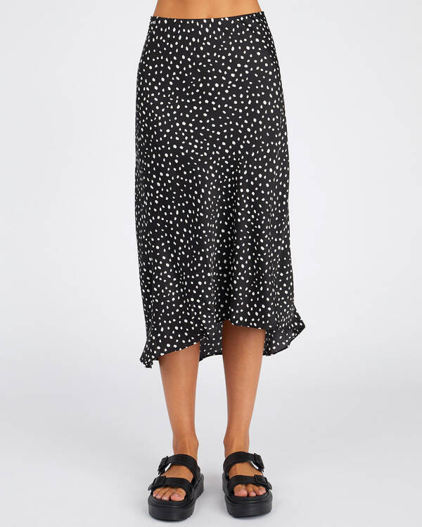 Into Fashions Iggy Midi Skirt for Womens