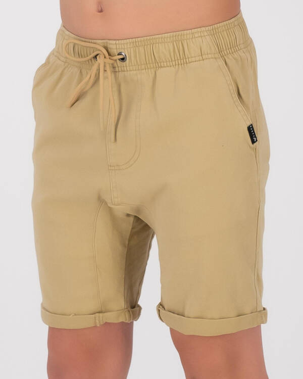 Rusty Boys' Hooked On Elastic Shorts for Mens