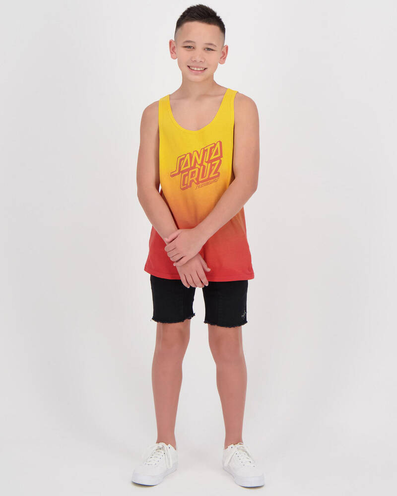 Santa Cruz Boys' Stack Muscle Tank for Mens