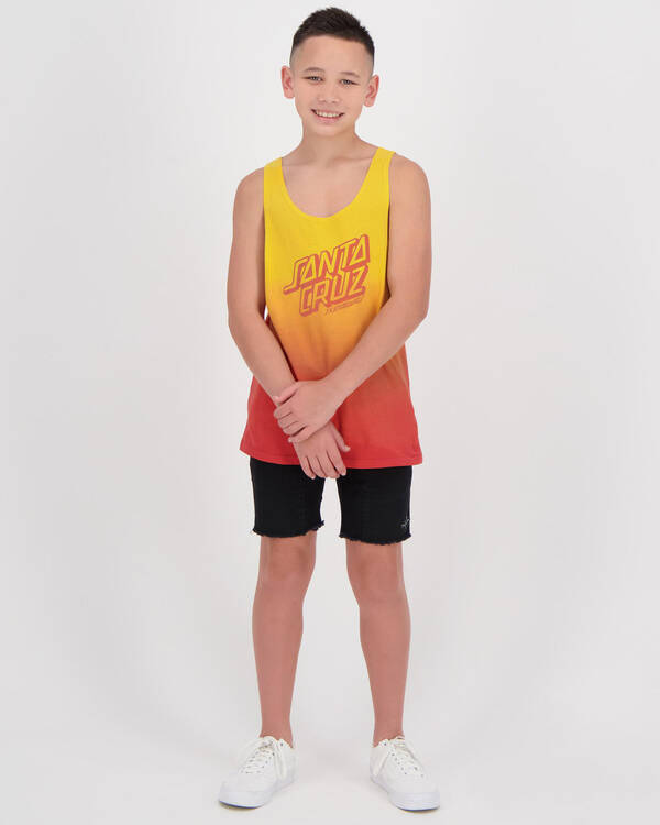 Santa Cruz Boys' Stack Muscle Tank for Mens