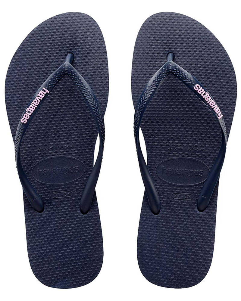 Havaianas Slim Logo Thongs for Womens