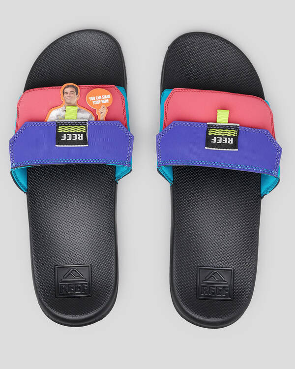 Reef Stash Slides for Mens