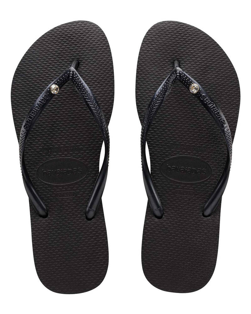 Havaianas Slim Crystal Thongs for Womens
