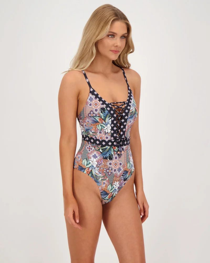 Kaiami Madagascar One Piece Swimsuit for Womens