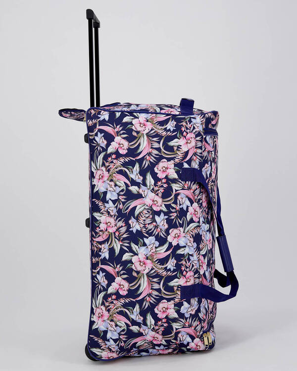 Mooloola Flora Large Wheeled Travel Bag for Womens