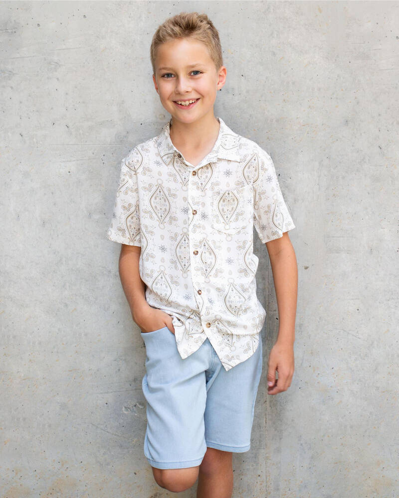 Lucid Boys Paisley Short Sleeve for Mens