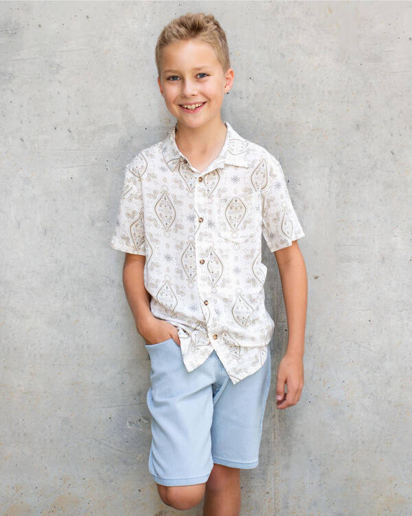 Lucid Boys Paisley Short Sleeve for Mens