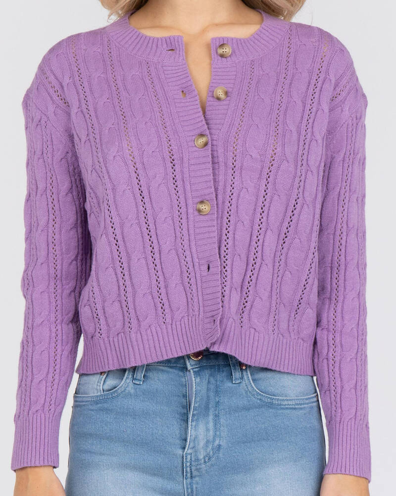 My Girl Just Friends Knit Cardigan for Womens
