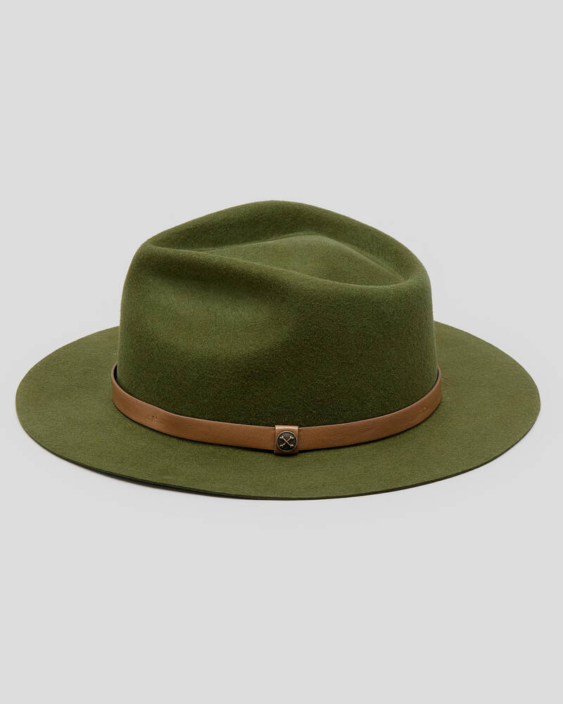Billy Bones Club Greened Out Fedora Hat for Mens