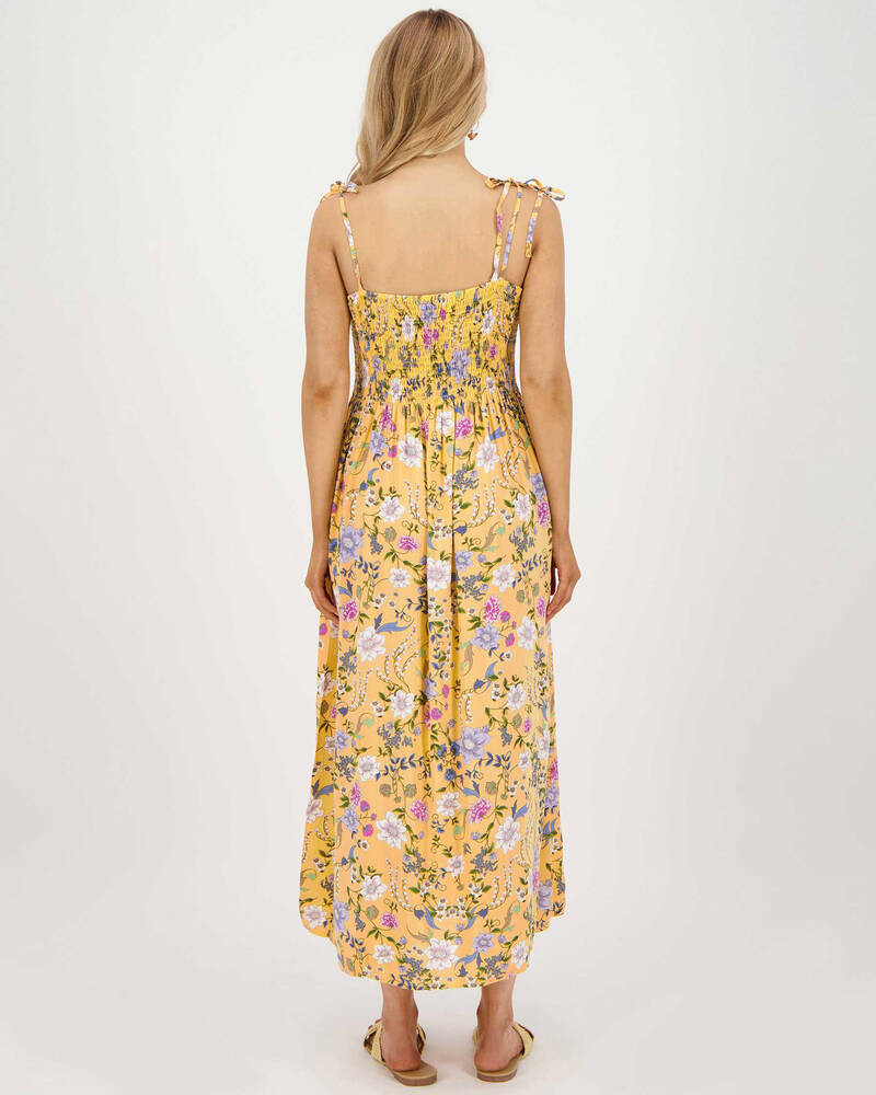 Paper Heart Rushing Back Maxi Dress for Womens
