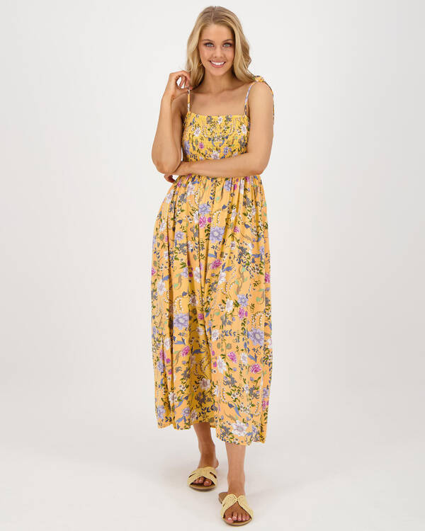 Paper Heart Rushing Back Maxi Dress for Womens