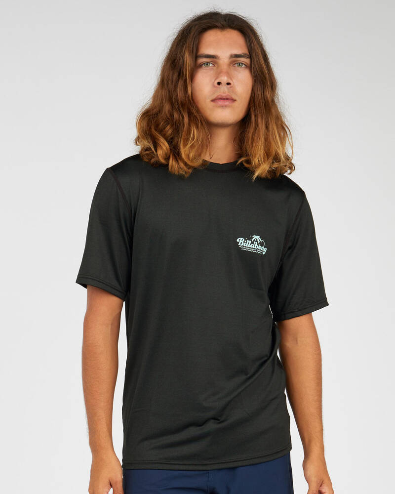 Billabong Beach Logo Rash Vest for Mens