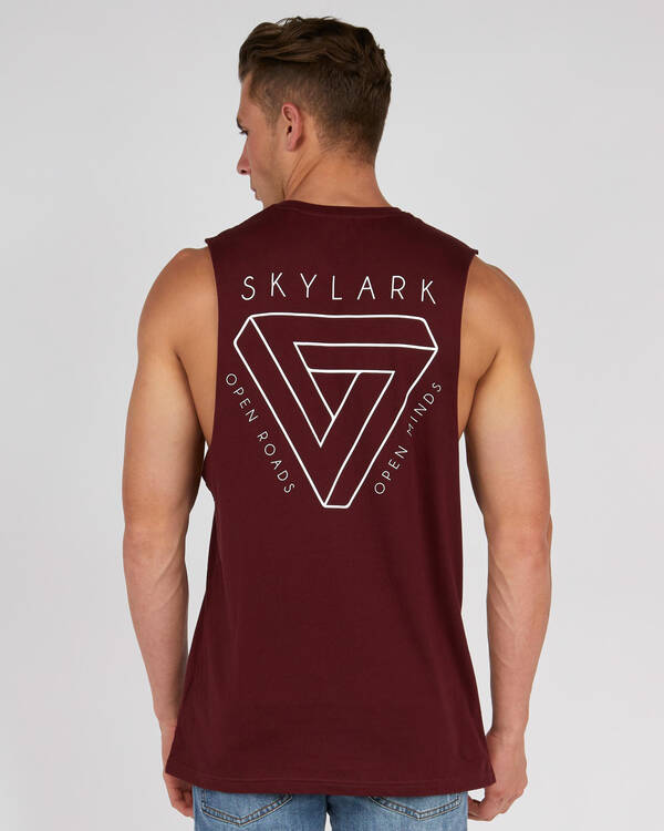Skylark Fracture Muscle Tank for Mens