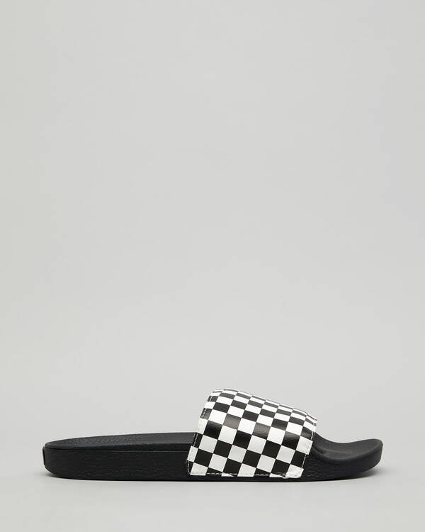 Vans MN Slide On Check Slides for Mens